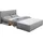 Jockenhöfer Schlafsofa Torben Polyester 2-Sitzer Grau
