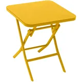 Hesperide Hespéride - Quadratischer Gartenbeistelltisch Greensboro in Senfgelb - 40 × 40 cm - Senfgelb