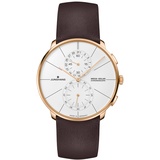 Junghans Meister fein Chronoscope MEGA Solar Funkuhr Braun