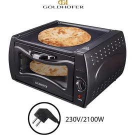 MONSTER SHOP Mini Tandoor Ofen Tandur Grill Chapati Roti Lahmacun Manakish Naan Brot Elektrisch 2100w 13l