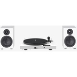 Pro-Ject Jukebox E1 + Speaker Box 5 Set, Draaitafel systeem - Wit, Plattenspieler, Weiss
