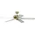 Pepeo Potkuri 132 cm Deckenventilator messing antik/weiß/weiß-rattan