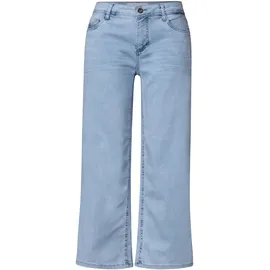 STREET ONE Damen, Gr. 33, Länge 26, ultra bleached wash, Jeans im loose fit 7/8-Länge, 5-Pocket-Jeans, mit Stretch