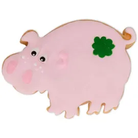 Städter Schwein 6 cm Pink / Purple