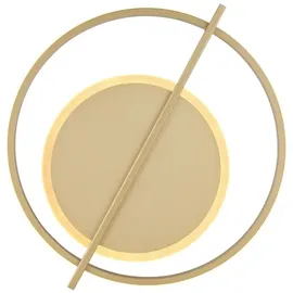 GLOBO LED-Deckenleuchte Reball Gold Ø 36 cm