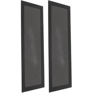 120 X 360 Mm DIY-PC-Gehäuse-Staubnetzfilter, [2er-Pack] Magnetische PVC-Staubfilterabdeckung, PC-Lüfter-Staubnetz-PC-Kühlerfilter für Computer-PC-Gehäuse (Black)