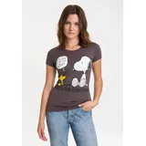 LOGOSHIRT Snoopy - Peanuts grau XS