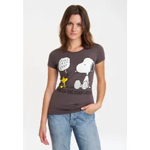 LOGOSHIRT Snoopy - Peanuts grau XS