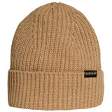 Napapijri Knitted Beanie Foli 3 Dark Beige One Size - Einheitsgröße