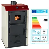 Prity NS26 Wasserführender Kaminofen Stahl Schwarz
