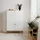 furn.design Highboard Weiß, Gold 100 x 142 cm 4-türig 3D Struktur Soft-Close Hawick