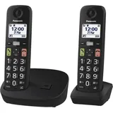 Panasonic KX-TGU112EXB Telefon Schwarz