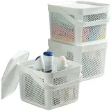 uandu Vorratsdose Kartoffel Aufbewahrungsbox 12Lx3 weiß