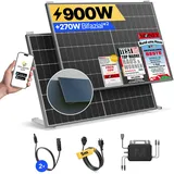 onLite: 900 Watt Balkonkraftwerk - Wand/Fassade / ohne Speicher / 5m