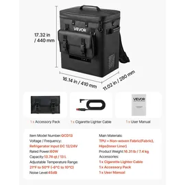 Vevor Kompressor Kühlbox 13 l