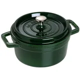 Staub Gusseisen runder Topf - Grün, 1,7 ltr