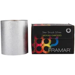 Framar Folie Star Struck geprägt medium Silber