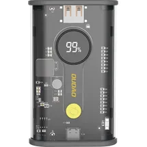 DUDAO Powerbank 10000mah 1x Usb-c / 1x Usb-a 22,5w Pd Transparent-schwarz (k16)