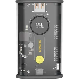 DUDAO Powerbank 10000mah 1x Usb-c / 1x Usb-a 22,5w Pd Transparent-schwarz (k16)