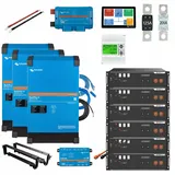 HUSATECH PowerSet 3 Phasig mit Victron MultiPlus-II 48/5000/70-50 und 21,3 kWh Pylontech US3000C Speicher