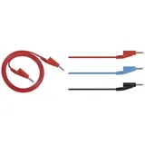 Rohde & Schwarz HZ10R Messleitungs-Set Lamellenstecker 4 mm Lamellenstecker 4 mm] 1.00 m Rot 1 St.