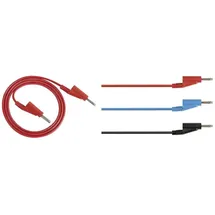 Rohde & Schwarz HZ10R Messleitungs-Set Lamellenstecker 4 mm Lamellenstecker 4 mm] 1.00 m Rot 1 St.