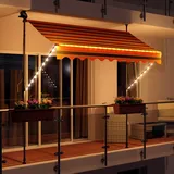 Swing&Harmonie LED - Markise mit Kurbel Klemmmarkise Balkonmarkise Sonnenschutz Terrasse Balkon - versch. Ausführungen