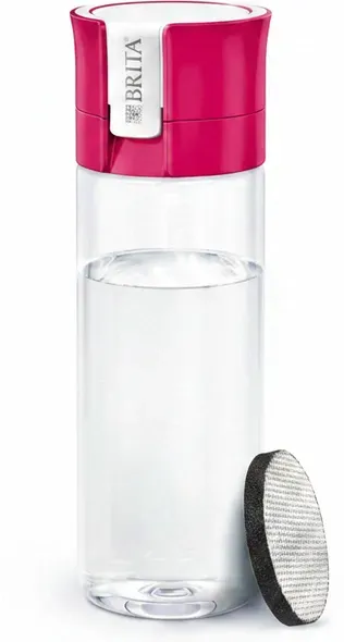 BRITA Wasserfilter-Flasche, pink und transparent