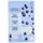 Iroha Nature Feuchtigkeitsspendende und beruhigende Toner-Pads mit Cica und Blaubeeren 10 Stück