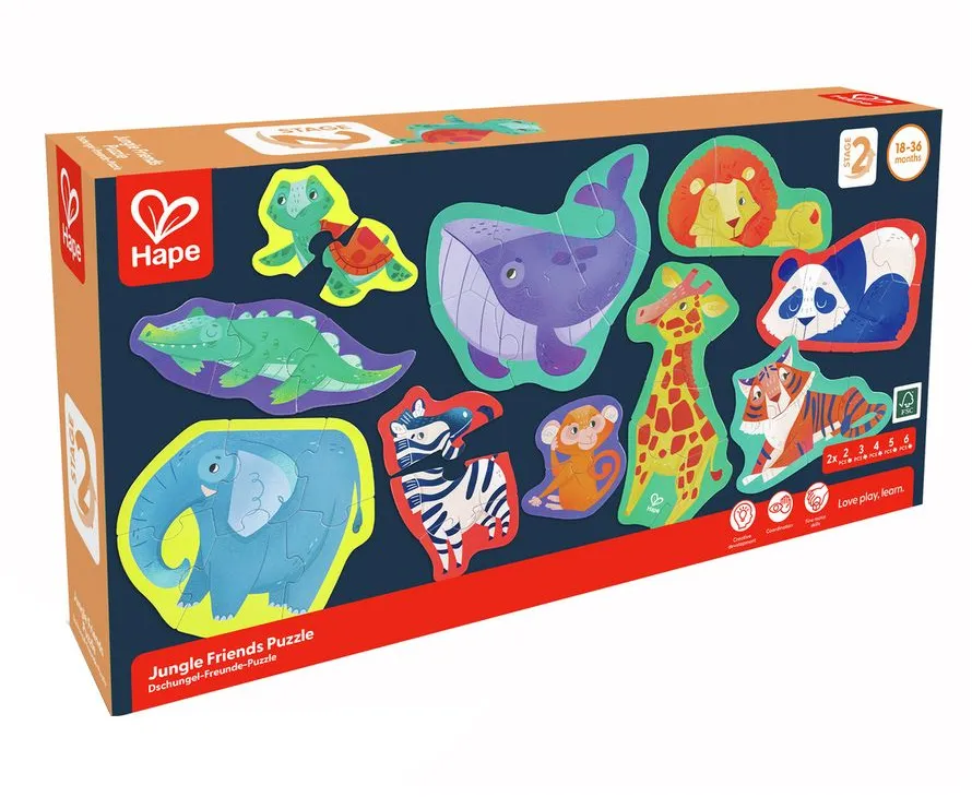 Hape Dschungel-Freunde-Puzzle 1 St