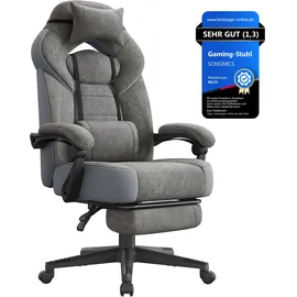 Songmics OBG077G01 Gaming-Stuhl schiefergrau