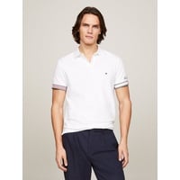 Tommy Hilfiger Poloshirt »FLAG CUFF SLIM POLO«, Gr. XXXL, White, , 83972049-XXXL