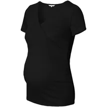 Noppies Umstands- und Still-T-Shirt Sanson Rippqualität, schwarz, XL