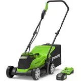 Greenworks 24V Rasenmäher GD24LM33 inkl. 4Ah Akku und Ladegerät