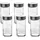 5five simply smart Secret de gourmet - Set mit 6 Gewürzgläsern mit Streuer 80 ml