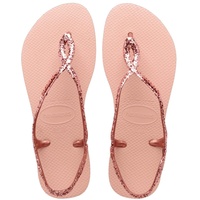 Havaianas Womens Luna Flip Flops Sandals Pink - 37/38 EU