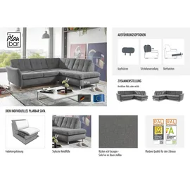 die planbar »MP-IN20016 L-Form mit Federkern-Polsterung« wahlweise mit Kopfstützen und Bettfunktion, mit Federkern-Polsterung