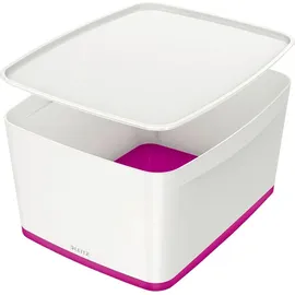 Leitz MyBox Aufbewahrungsbox 38,5 x 31,8 x 19,8 cm 1-tlg. weiß/pink
