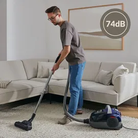 Zeegma Zonder Verre Flow Beutelloser Staubsauger Blau