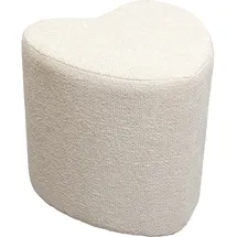 Kare Hocker Lovely Polyester 34 x 36 x 36 cm Creme