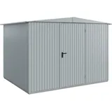 Metall-gerätehaus Berry Classic Mit Satteldach Typ 3, 324 X 248 Cm, Fenstergrau, 8 M2, 1-flüglige Tür - Hörmann