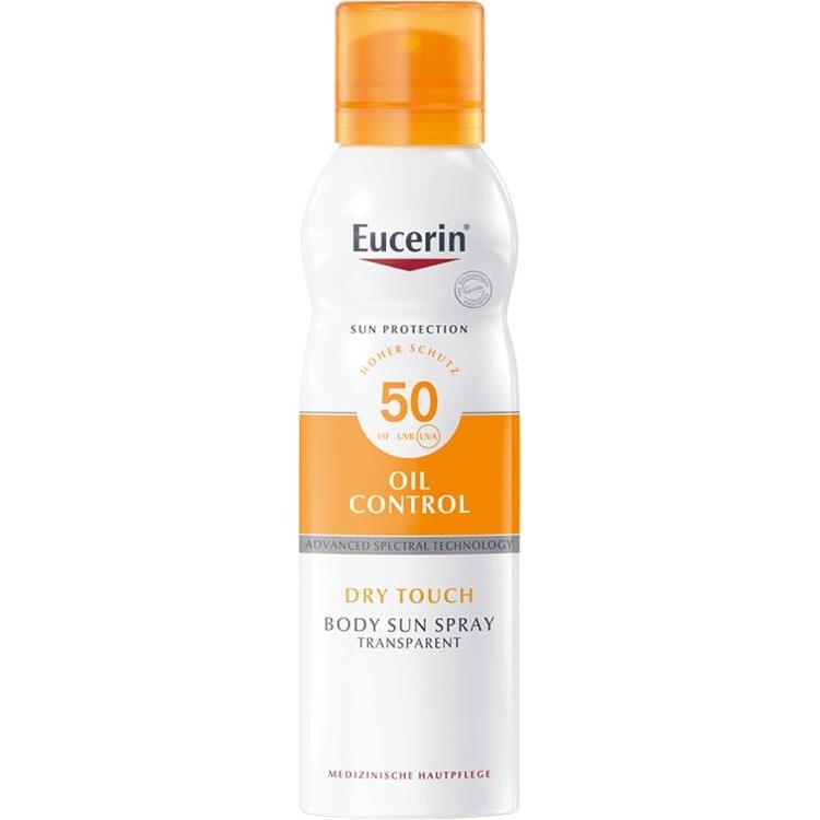 eucerin sun spray transparent lsf 50