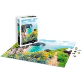 Sentosphère Calypto 3907113 Steilküste von Étretat, 1000 Teile Puzzle mit Soft-Touch, Landschaftspuzzle mit samtiger Oberfläche, für Erwachsene und Kinder ab 9 Jahren, Normandie