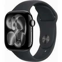 Apple Watch Series 11 GPS + Cellular 42mm Jet Black Aluminium Sport Band black S/M