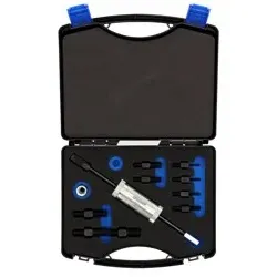 Gewindeadapter-Satz Gleithammer, 9 Adapter M10-M4 bis M14x1,5-M18, 1.81/K-12