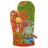Excelsa Ofenhandschuh, Aboriginal Baumwolle, 32X18X2 Cm Bunt