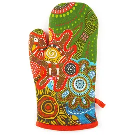 Excelsa Ofenhandschuh, Aboriginal Baumwolle, 32X18X2 Cm Bunt