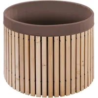 BECKMANN Regentonne aus Lärchenholz 800 l braun