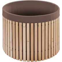 BECKMANN Regentonne aus Lärchenholz 800 l braun