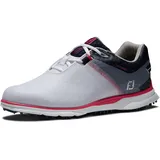 FootJoy Pro|sl Sport Golfschuh, Weiß, Marineblau, Hot Pink, 38 EU